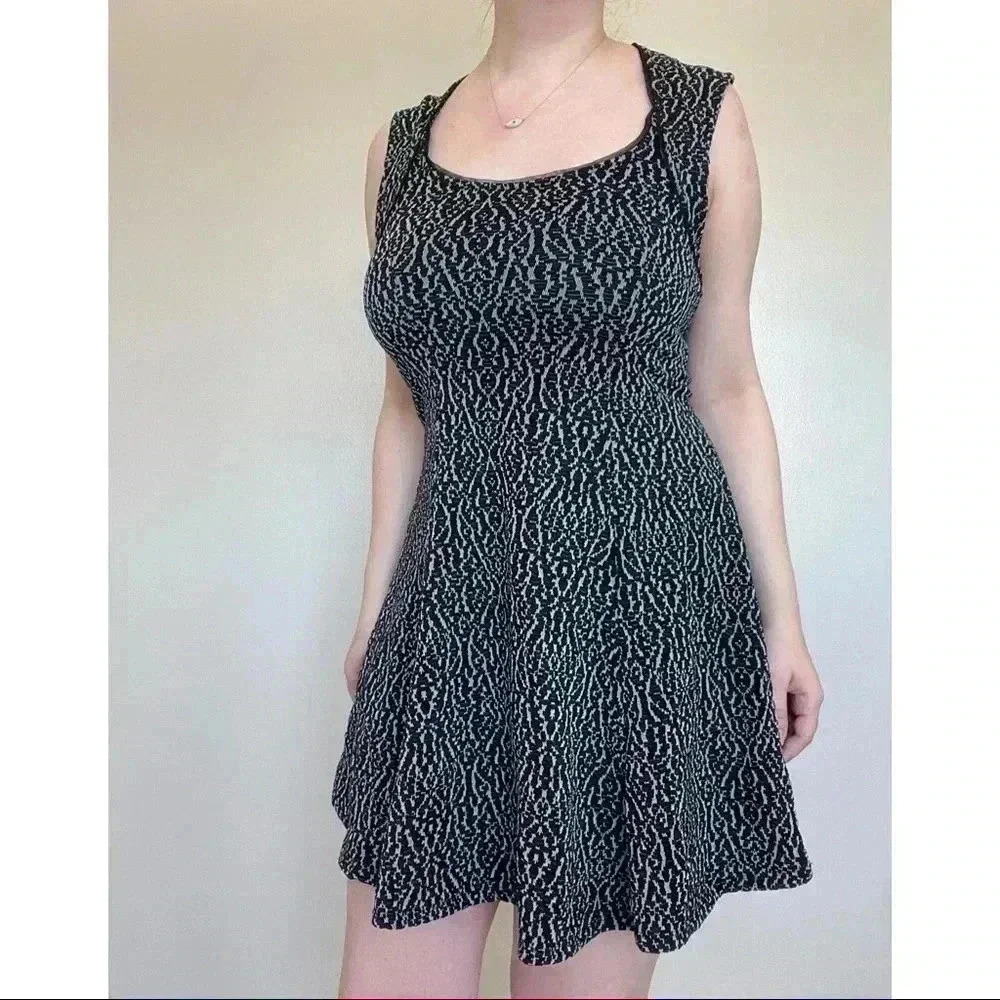 UO Silence and Noise Fit and Flare Dress